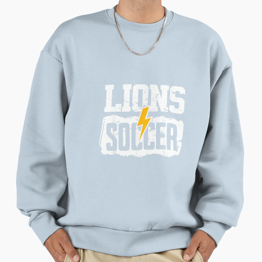 Lions Soccer Sweatshirt - Aesthetic Graphic Unisex - T-Shirt, Sweatshirt, Hoodie