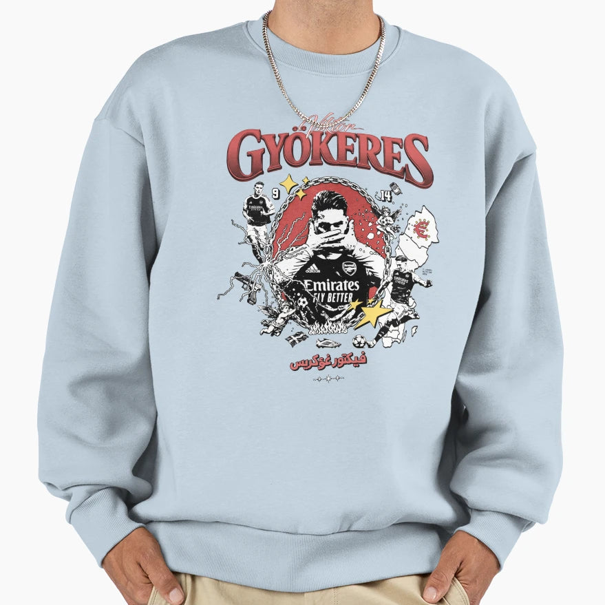 Viktor Gy Keres Football Sweatshirt - Unique Graphic Unisex - T-Shirt, Sweatshirt, Hoodie