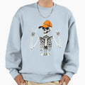 Rocker Skeleton Vibes Skater Punk Rock T-Shirt - Novelty Apparel Men Women - T-Shirt, Sweatshirt, Hoodie