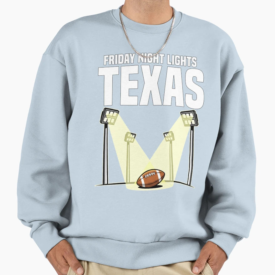 Texas Friday Night Lights Sweatshirt - Novelty Apparel Unisex - T-Shirt, Sweatshirt, Hoodie