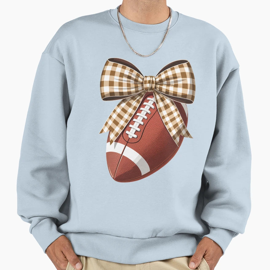 Coquette Bow American Football Sweatshirt - Unique Graphic Men Women - T-Shirt, Sweatshirt, Hoodie