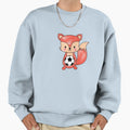 Fox Holding Soccer Ball Sweatshirt - Aesthetic Graphic Men Women - T-Shirt, Sweatshirt, Hoodie