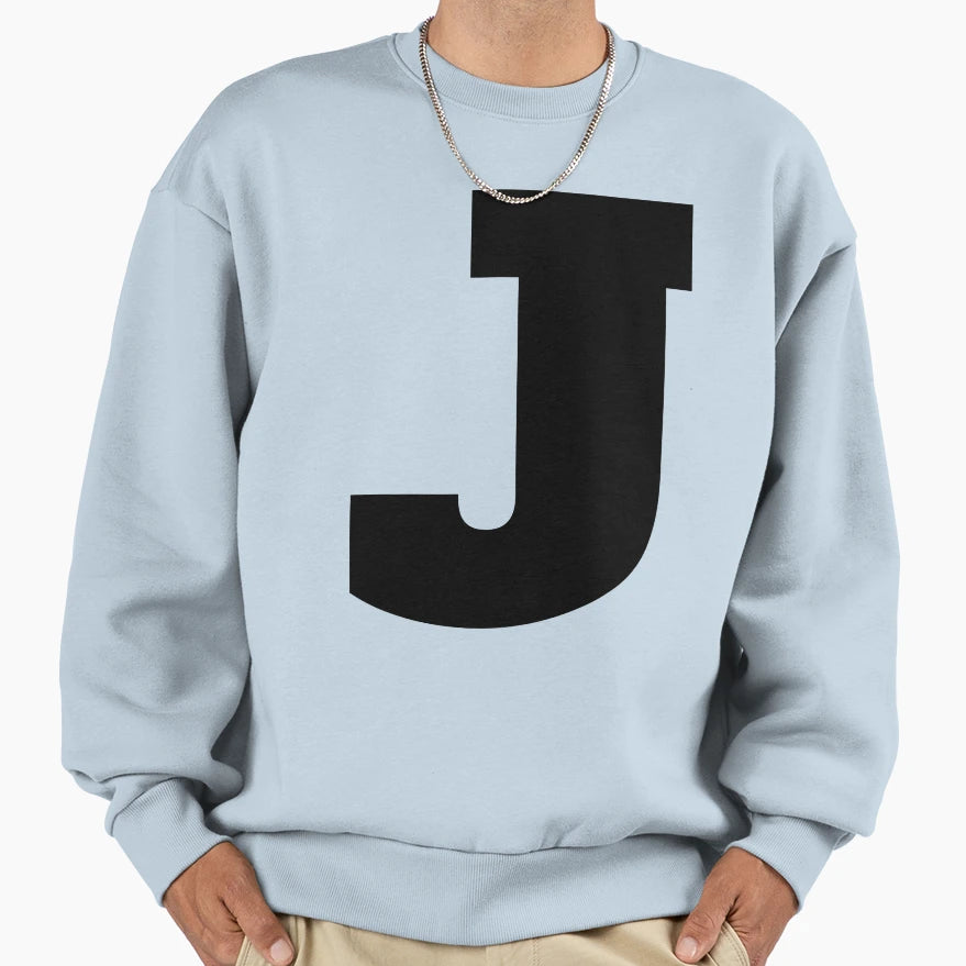 Alphabet J Uppercase Letter J Letter J Sweatshirt - Graphic Print Unisex - T-Shirt, Sweatshirt, Hoodie