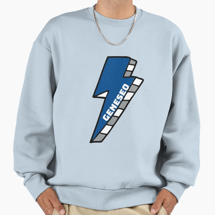 Suny Geneseo Lightning Bolt Sweatshirt - Streetwear Style Men Women - T-Shirt, Sweatshirt, Hoodie