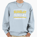 Sunday Funday City Sweatshirt - Aesthetic Graphic for Adults - T-Shirt, Sweatshirt, Hoodie