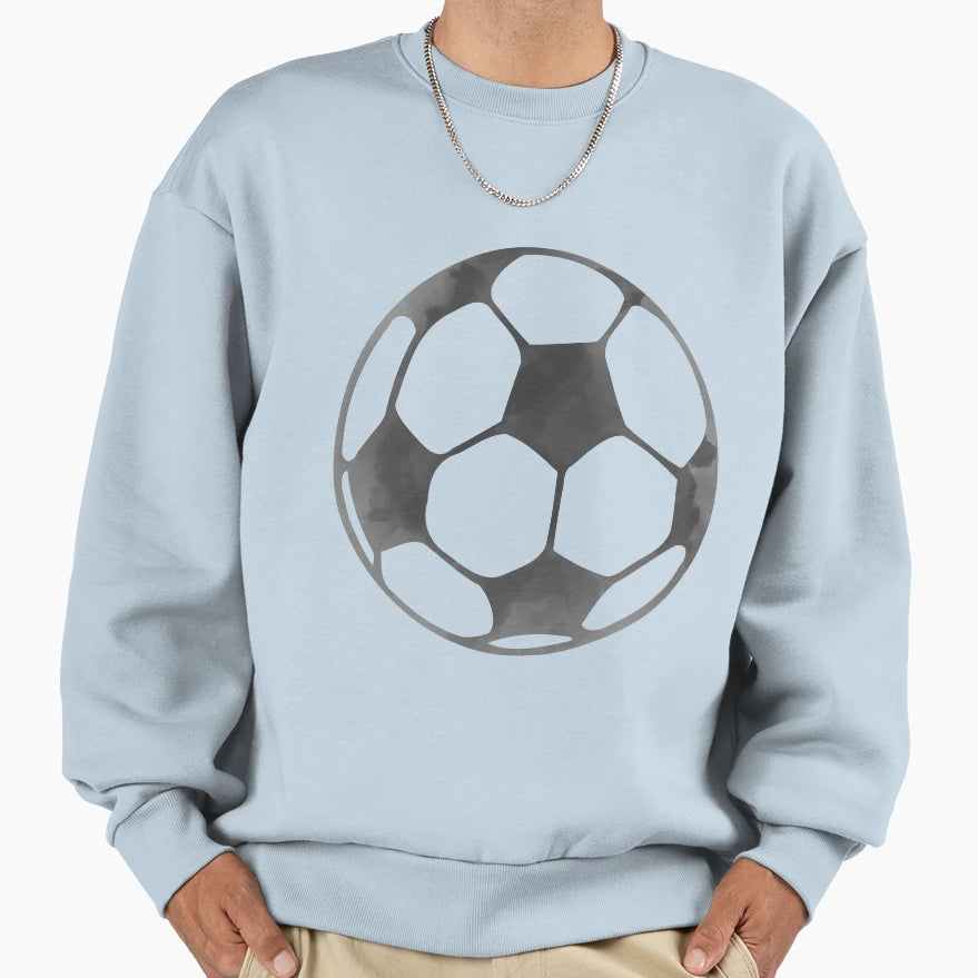 Soccer Ball Sweatshirt - Fun Novelty Design Men Women - T-Shirt, Sweatshirt, Hoodie