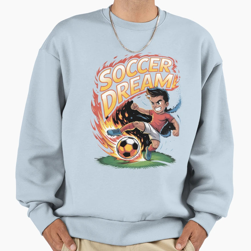 Soccer Dreams Just Do Football Sweatshirt - Minimalist Print Men Women - T-Shirt, Sweatshirt, Hoodie