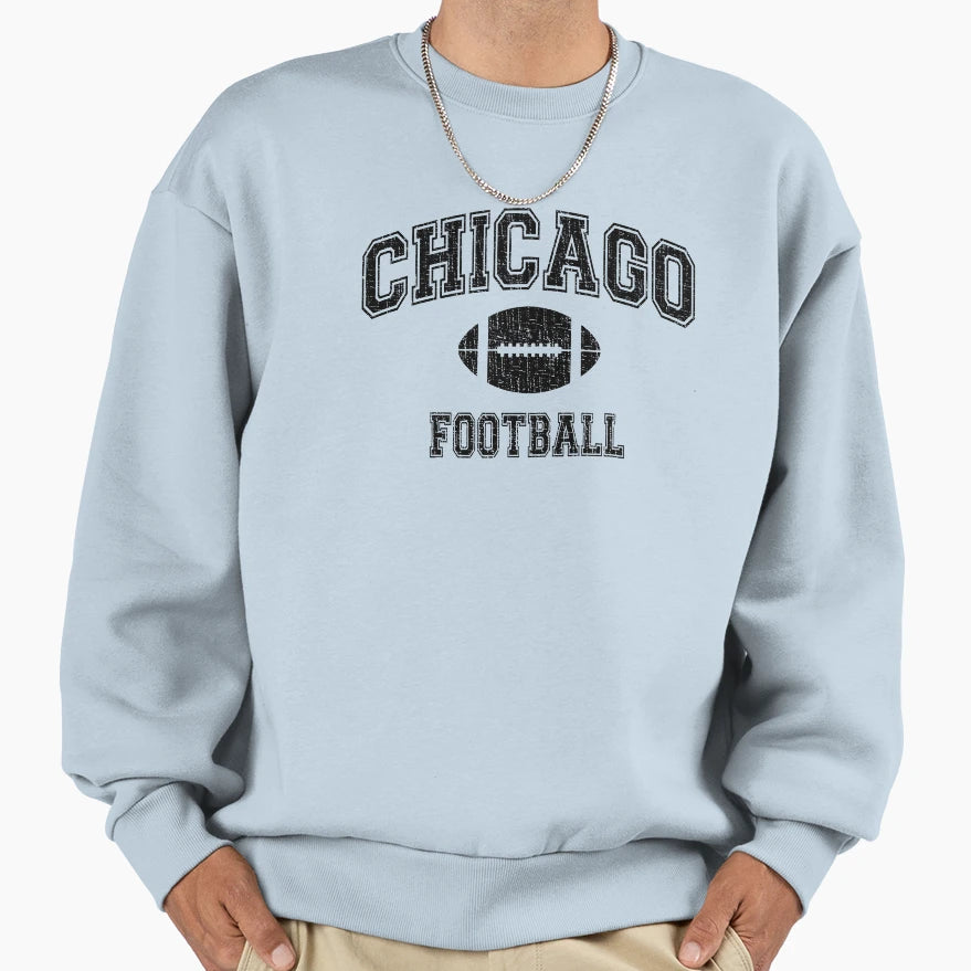 American Football Sport Chicago Sweatshirt - Trendy Graphic for Adults - T-Shirt, Sweatshirt, Hoodie