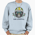 Los Angeles La Football Helmet Sugar Sweatshirt - Aesthetic Graphic Unisex - T-Shirt, Sweatshirt, Hoodie