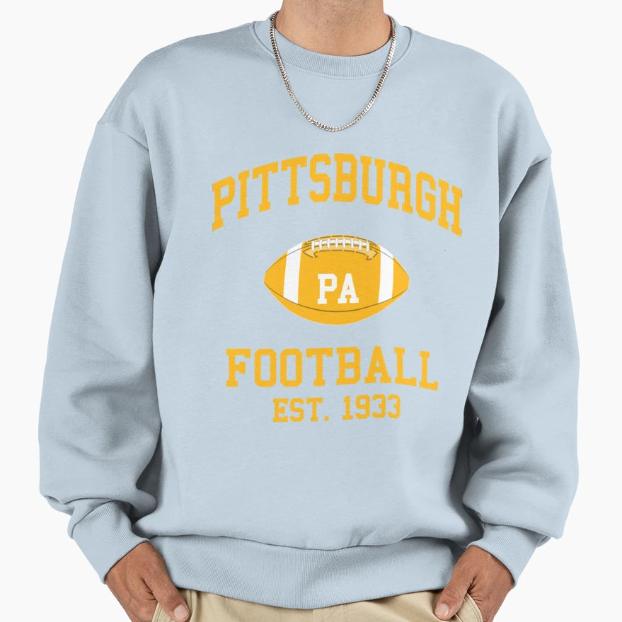 Pittsburgh Sweatshirt - Casual Everyday Wear for Adults - T-Shirt, Sweatshirt, Hoodie