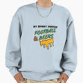 Jaguars My Sunday Routine Sweatshirt - Fun Novelty Design Men Women - T-Shirt, Sweatshirt, Hoodie