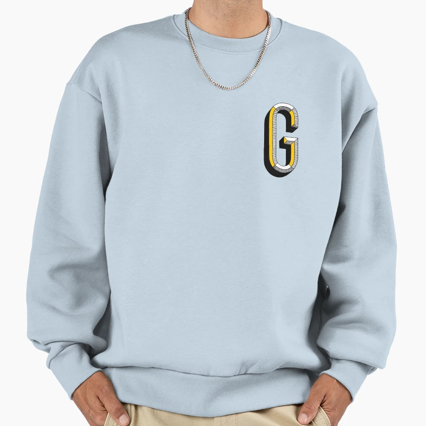 Letter G Sweatshirt - Fun Novelty Design for Adults - T-Shirt, Sweatshirt, Hoodie