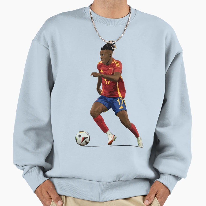 Nico Williams Sweatshirt - Aesthetic Graphic Unisex - T-Shirt, Sweatshirt, Hoodie