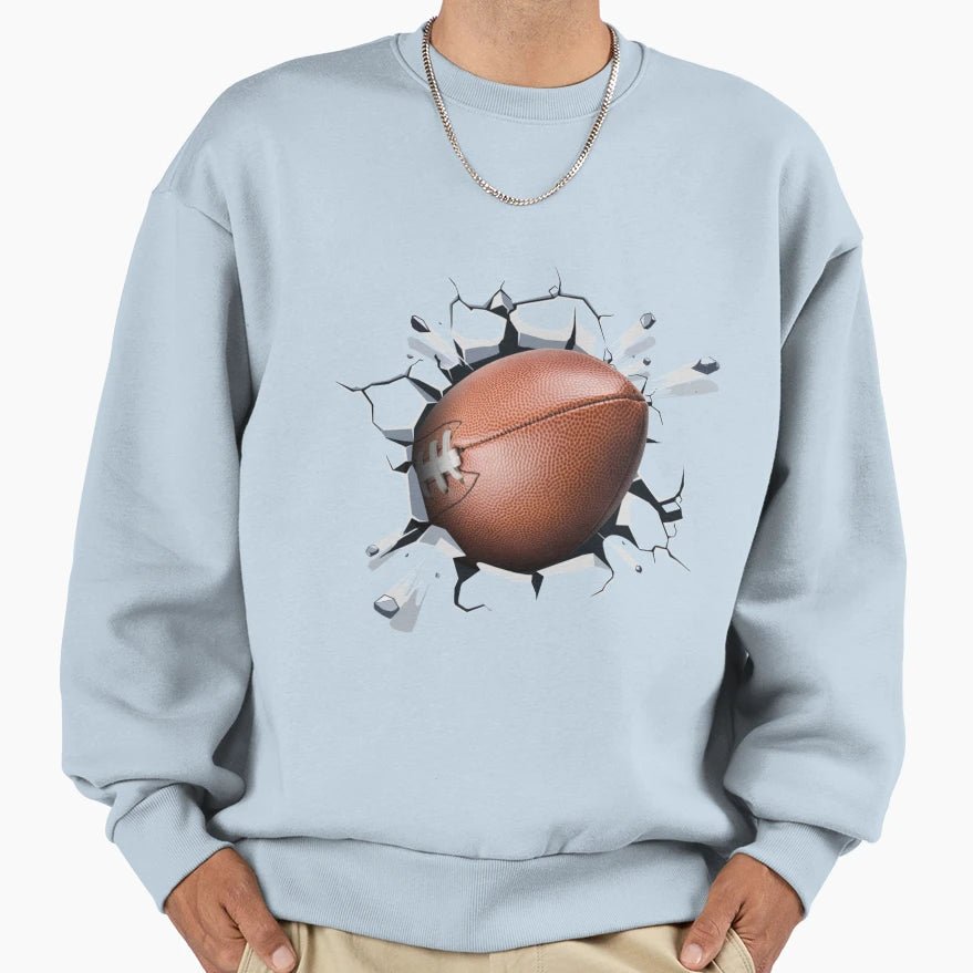 Football Breaking Records Fanatics T-Shirt - Custom Art Print Unisex - T-Shirt, Sweatshirt, Hoodie