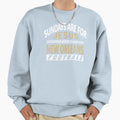 New Orleans Pro Football And Jesus Sweatshirt - Graphic Print for Adults - T-Shirt, Sweatshirt, Hoodie