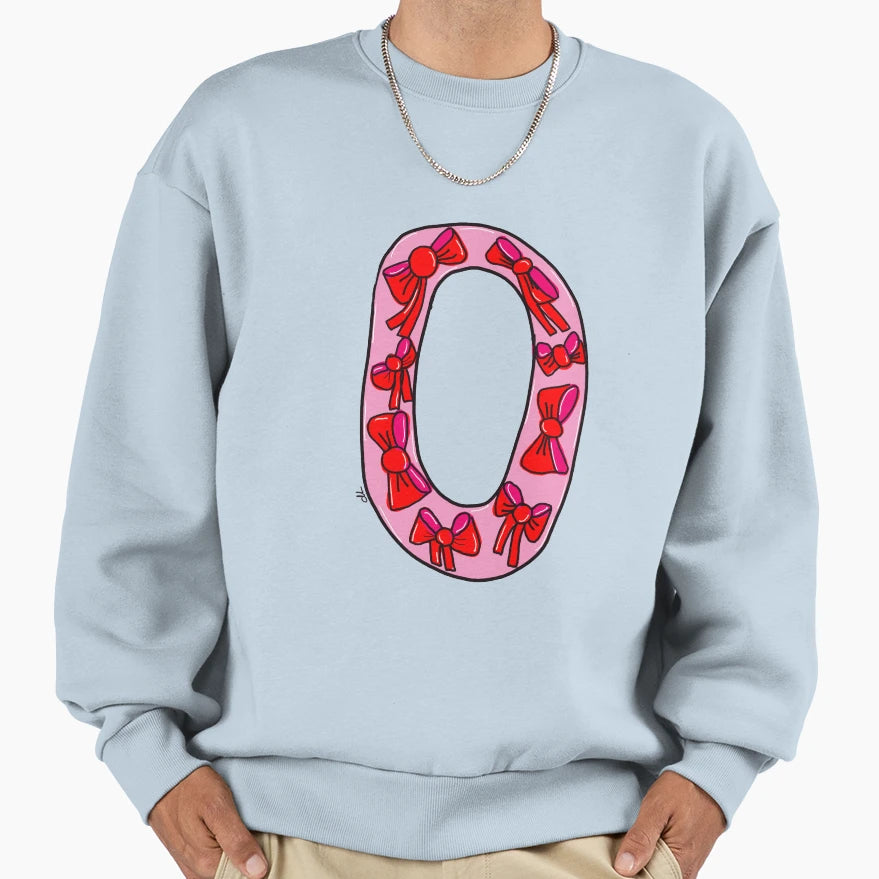 Letter O Sweatshirt - Trendy Graphic for Adults - T-Shirt, Sweatshirt, Hoodie