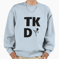Tkd Box Kick Martial Arts Sweatshirt - Trendy Graphic Men Women - T-Shirt, Sweatshirt, Hoodie