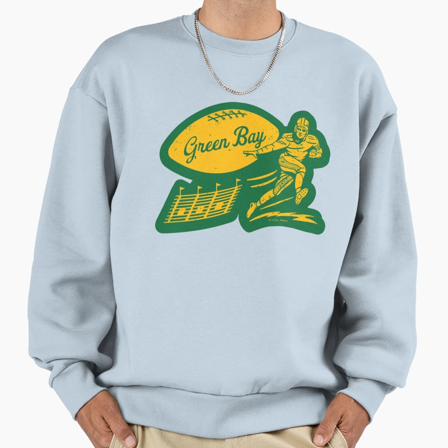 Football Green Bay Packers Sweatshirt - Aesthetic Graphic for Adults - T-Shirt, Sweatshirt, Hoodie