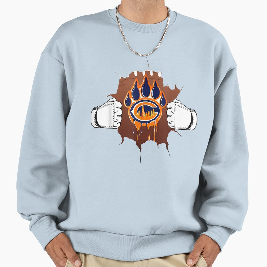 Funny Foot Chicago Gifts Fans Sweatshirt - Novelty Apparel Men Women - T-Shirt, Sweatshirt, Hoodie