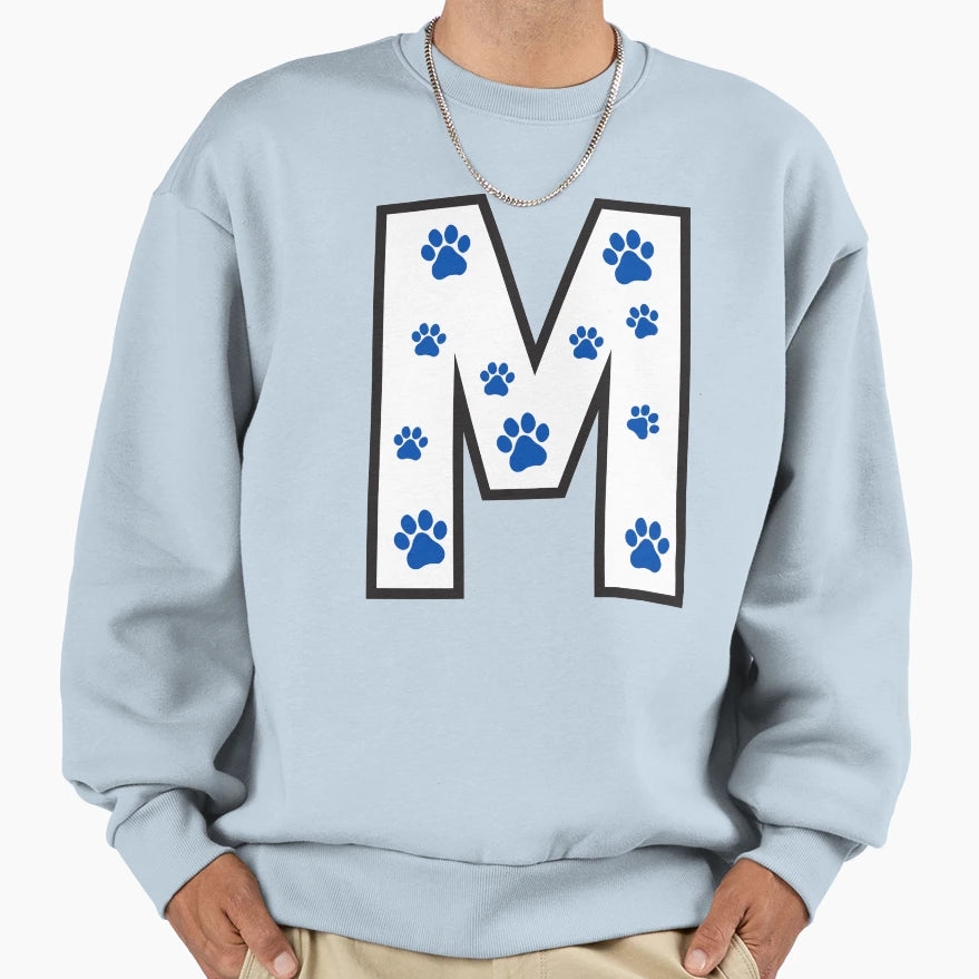 Paw Alphabet Sweatshirt - Graphic Print Men Women - T-Shirt, Sweatshirt, Hoodie