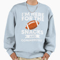 Snacks And Commercials Funny Sweatshirt - Fun Novelty Design Unisex - T-Shirt, Sweatshirt, Hoodie