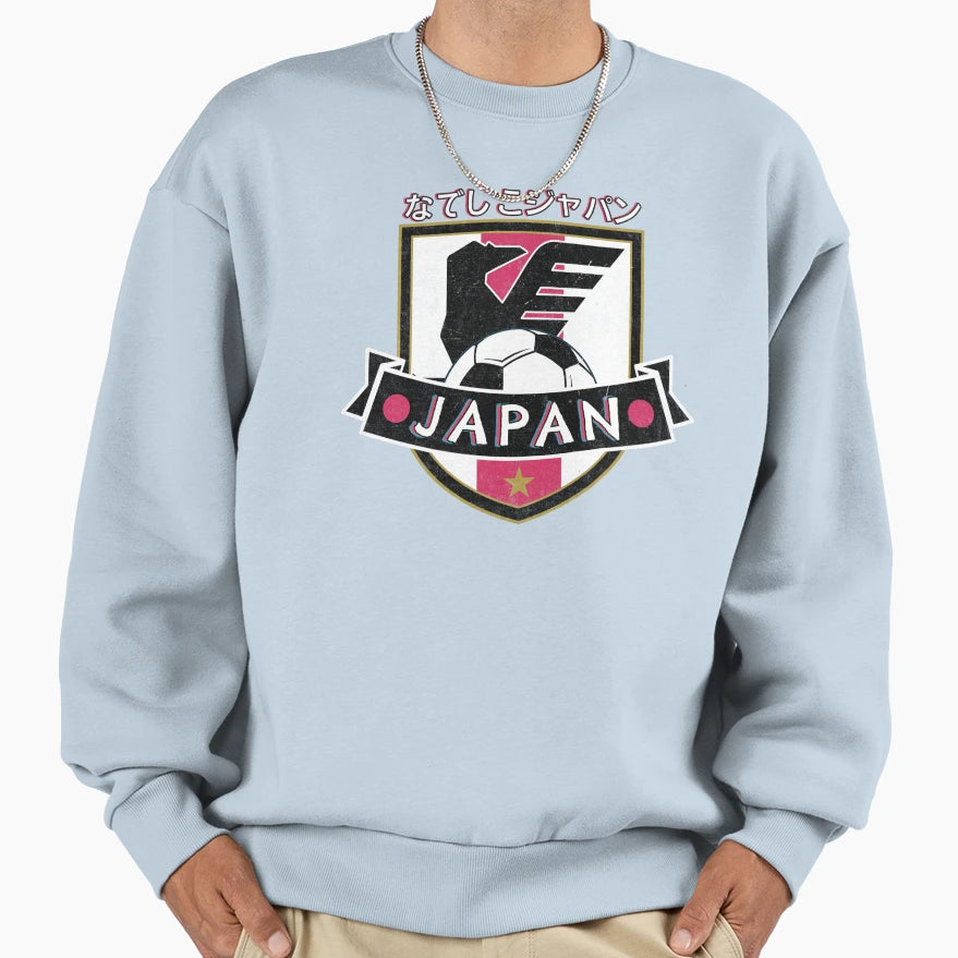 Japan Womens Soccer Crest Nadeshiko Sweatshirt - Streetwear Style Unisex - T-Shirt, Sweatshirt, Hoodie