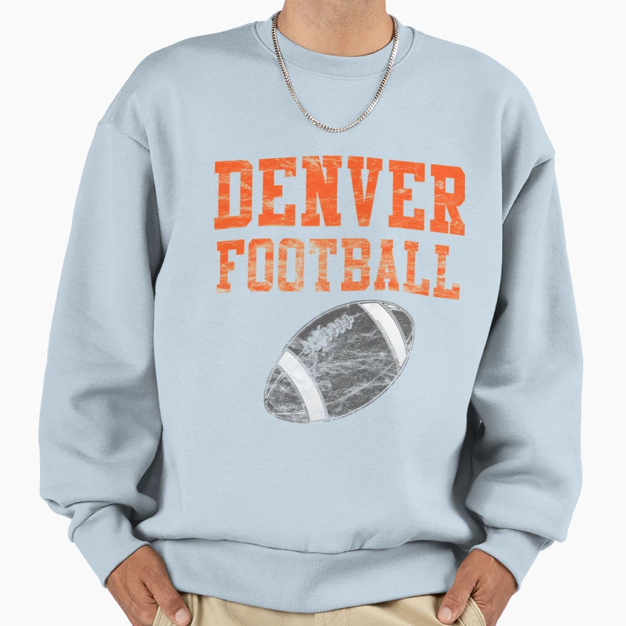 Denver Football T-Shirt - Novelty Apparel Men Women - T-Shirt, Sweatshirt, Hoodie