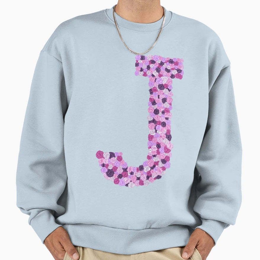 Flower J Sweatshirt - Fun Novelty Design Men Women - T-Shirt, Sweatshirt, Hoodie