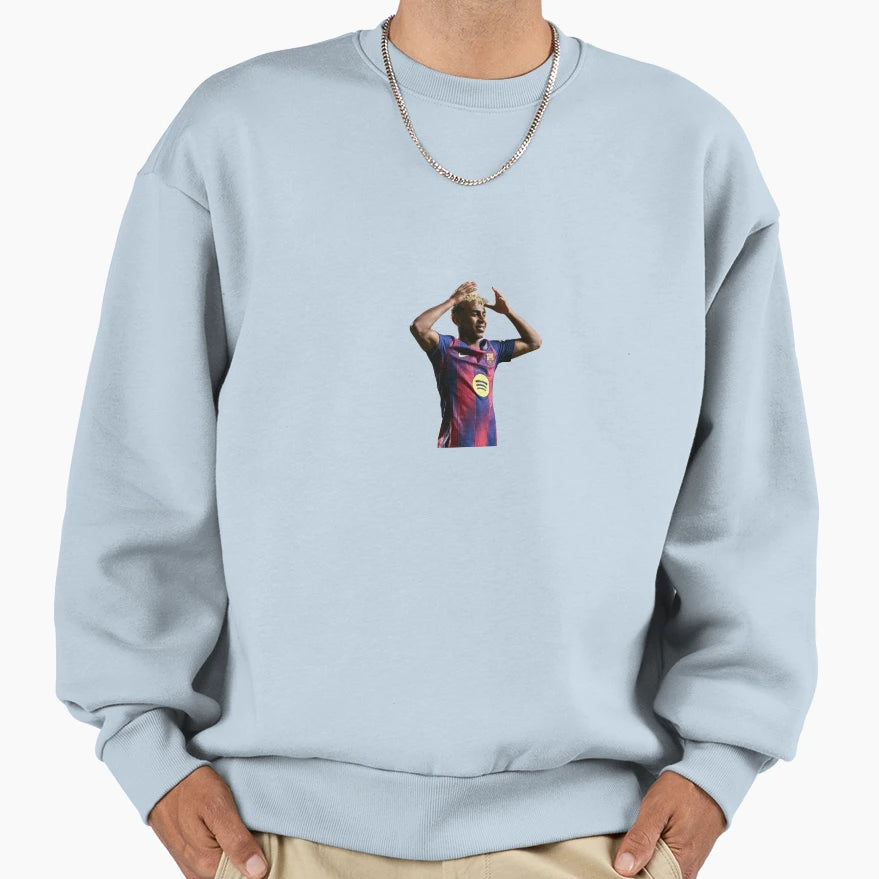 Yamal Corona Barcelona Sweatshirt - Custom Art Print Men Women - T-Shirt, Sweatshirt, Hoodie