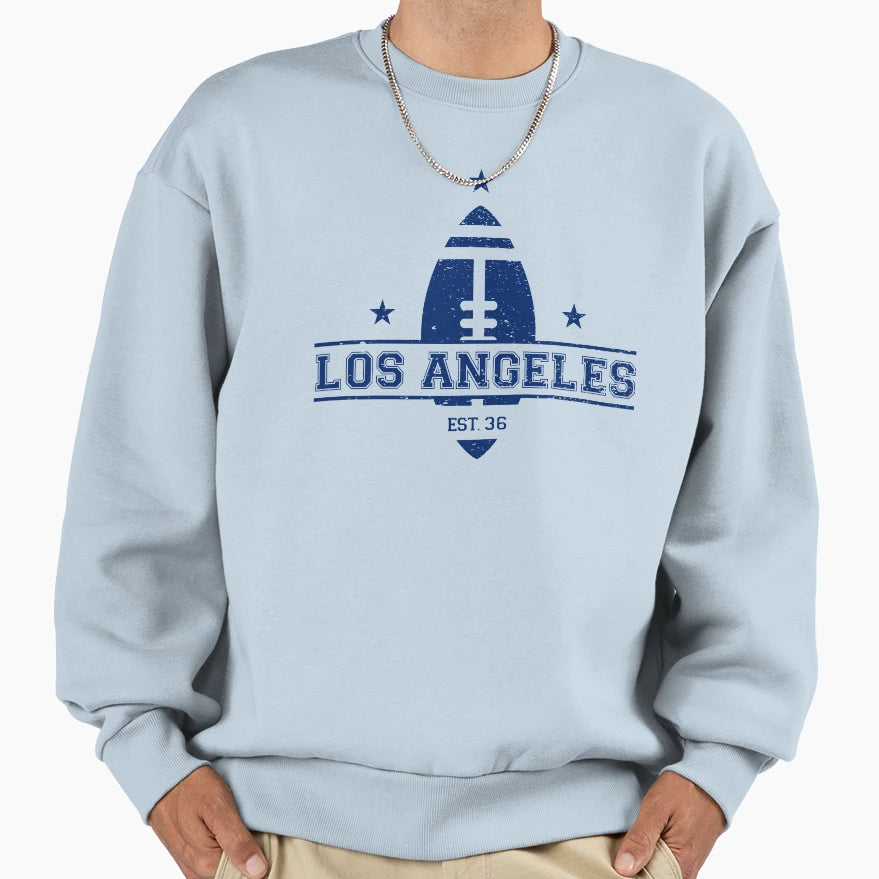 Los Angeles American Football Sweatshirt - Graphic Print Unisex - T-Shirt, Sweatshirt, Hoodie