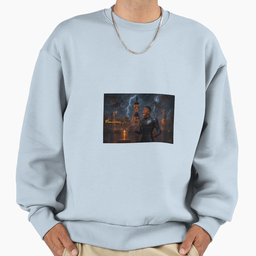 Vinicius Jr Epic Champion 15 Sweatshirt - Casual Everyday Wear Men Women - T-Shirt, Sweatshirt, Hoodie