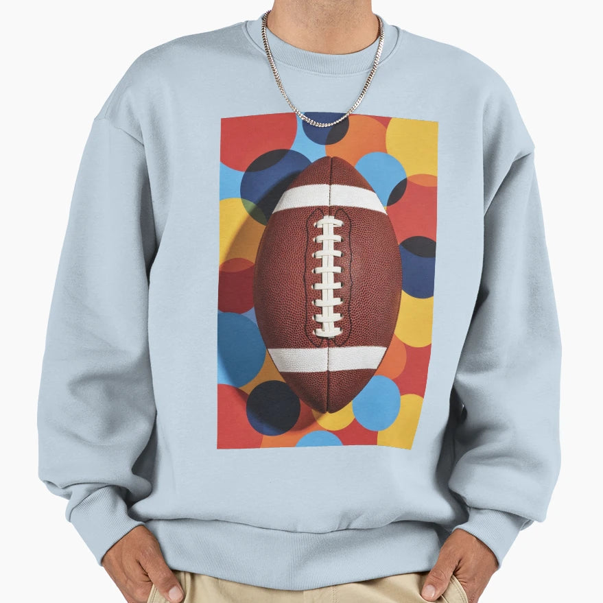 Football Artistry Sweatshirt - Casual Everyday Wear Unisex - T-Shirt, Sweatshirt, Hoodie