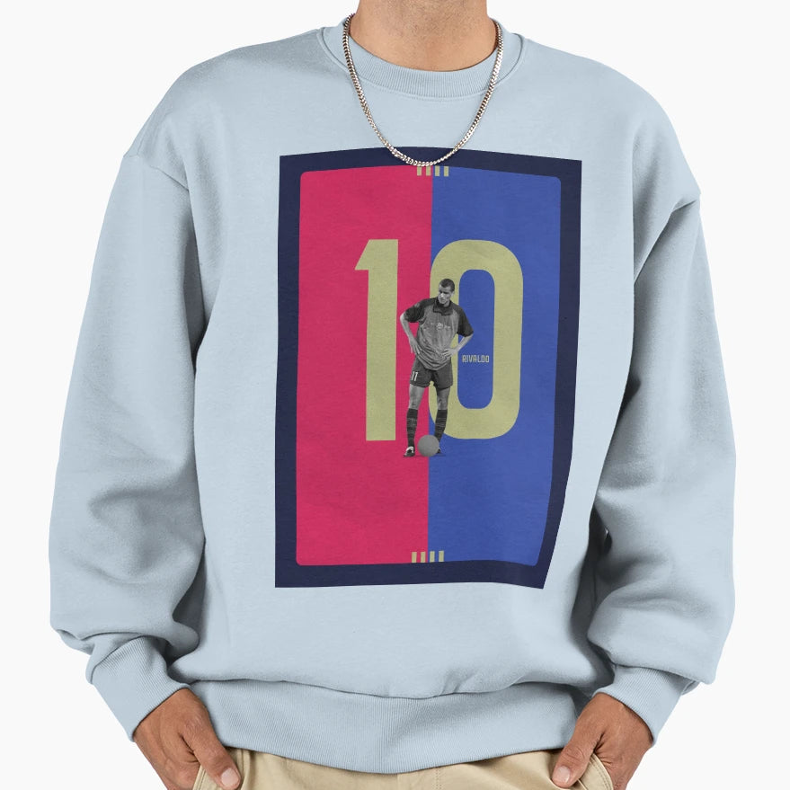 Rivaldo Sweatshirt - Minimalist Print Men Women - T-Shirt, Sweatshirt, Hoodie