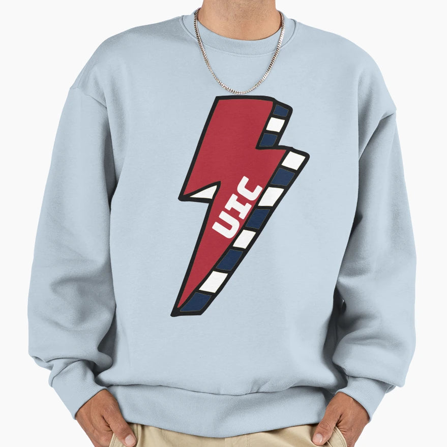 Uic University Illinois Chicago Sweatshirt - Minimalist Print for Adults - T-Shirt, Sweatshirt, Hoodie