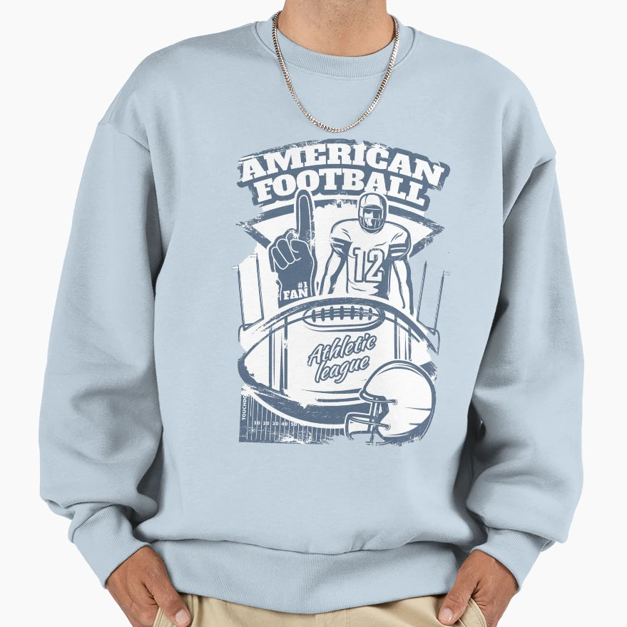 American Football Athletic League Sweatshirt - Novelty Apparel Men Women - T-Shirt, Sweatshirt, Hoodie