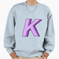 Purple K Sweatshirt - Custom Art Print Men Women - T-Shirt, Sweatshirt, Hoodie
