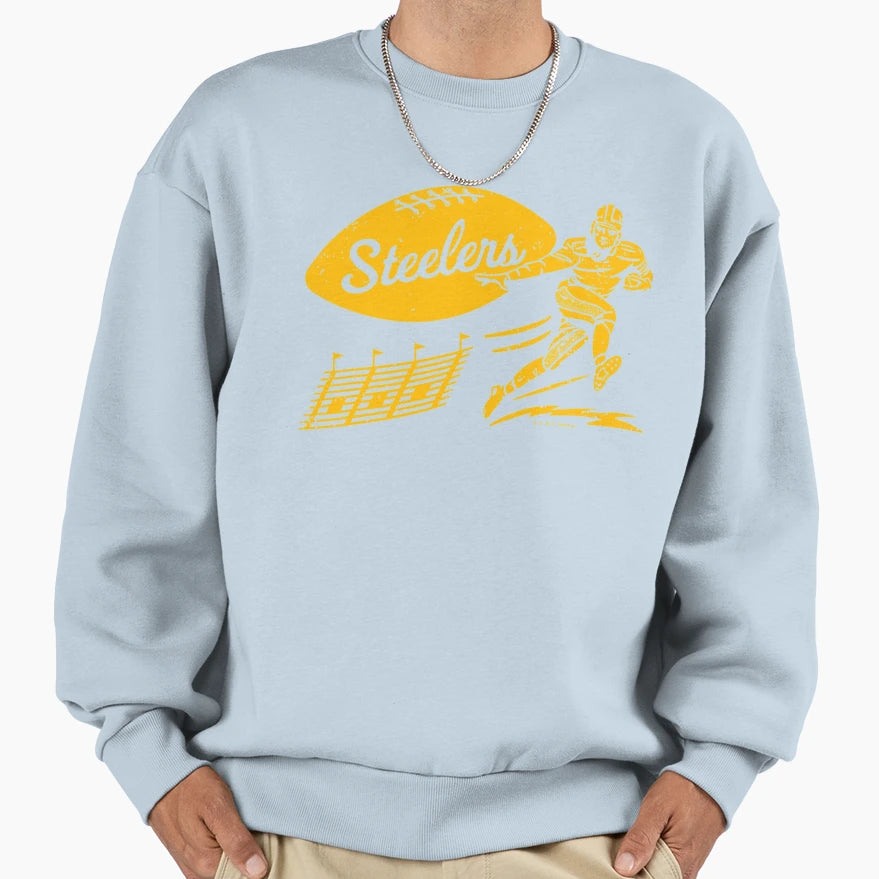 Football Pittsburgh Steelers Sweatshirt - Custom Art Print for Adults - T-Shirt, Sweatshirt, Hoodie