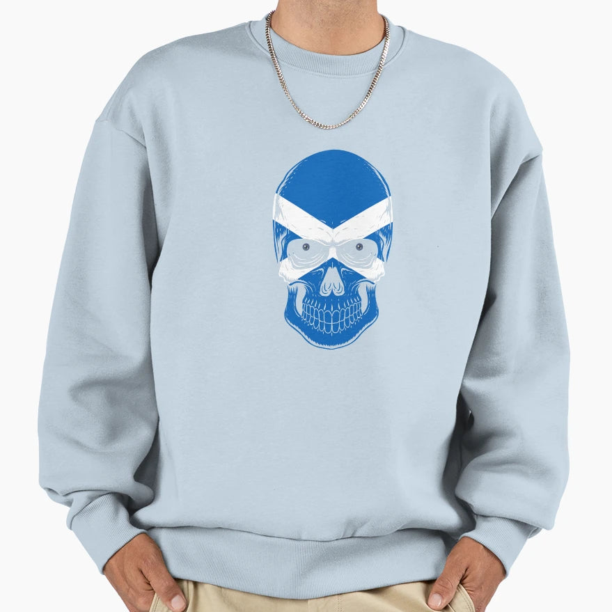 Scotland Skull Scotland Sports Sweatshirt - Streetwear Style Unisex - T-Shirt, Sweatshirt, Hoodie