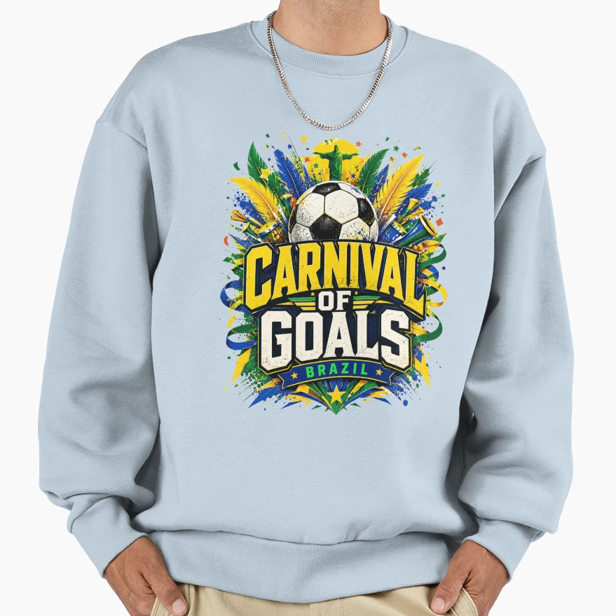 Carnival Goals Brazil World Cup 2026 T-Shirt - Minimalist Print Unisex - T-Shirt, Sweatshirt, Hoodie