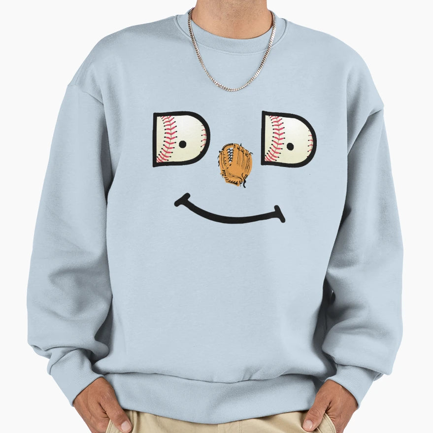 Baseball Dad Sweatshirt - Unique Graphic for Adults - T-Shirt, Sweatshirt, Hoodie