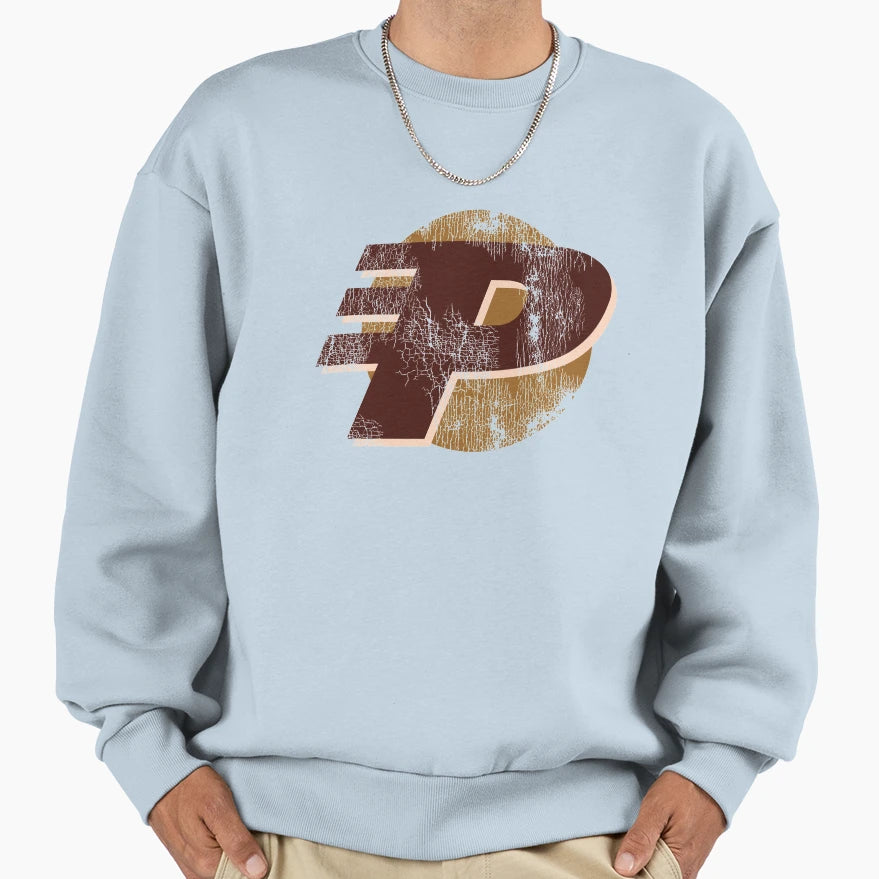 Poseidon Logo Worncolor Sweatshirt - Custom Art Print for Adults - T-Shirt, Sweatshirt, Hoodie