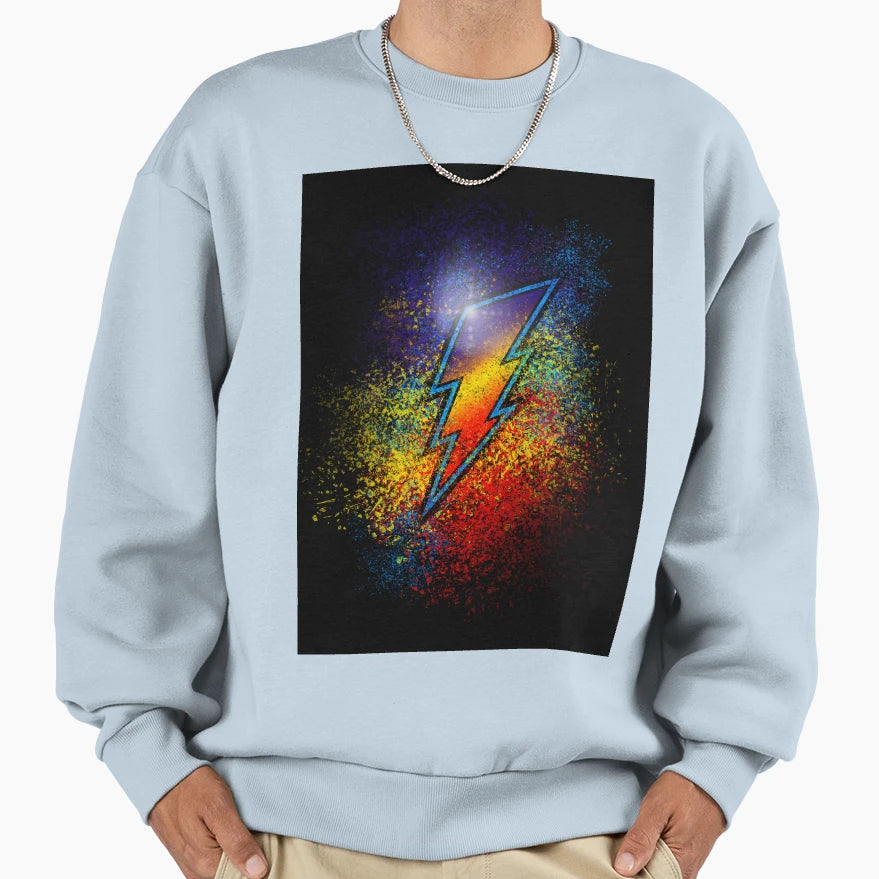 Lightning Bolt Sweatshirt - Fun Novelty Design Unisex - T-Shirt, Sweatshirt, Hoodie