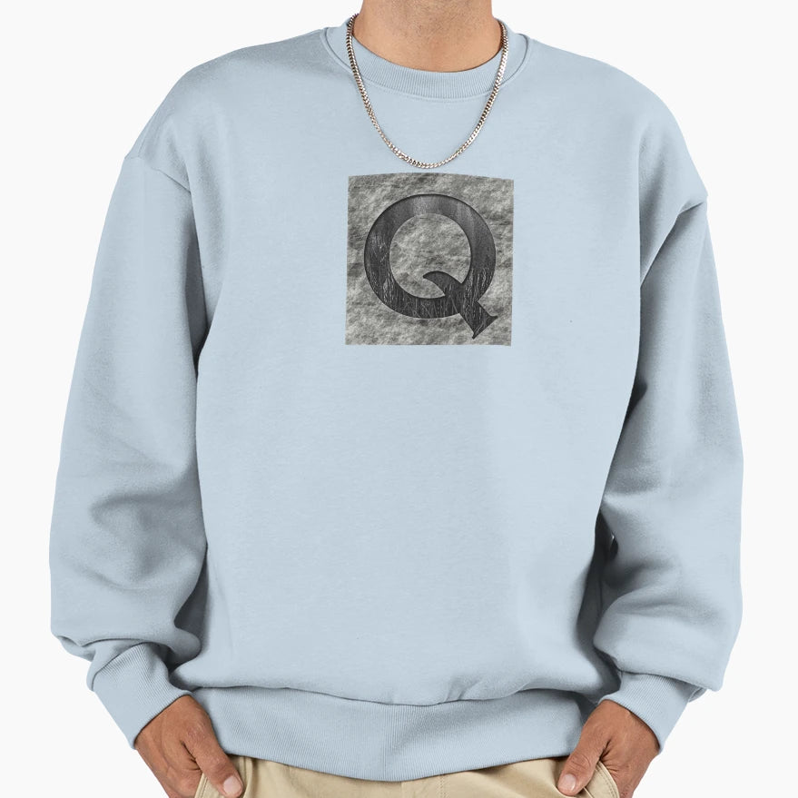 Versal Q Natural Sweatshirt - Casual Everyday Wear Unisex - T-Shirt, Sweatshirt, Hoodie
