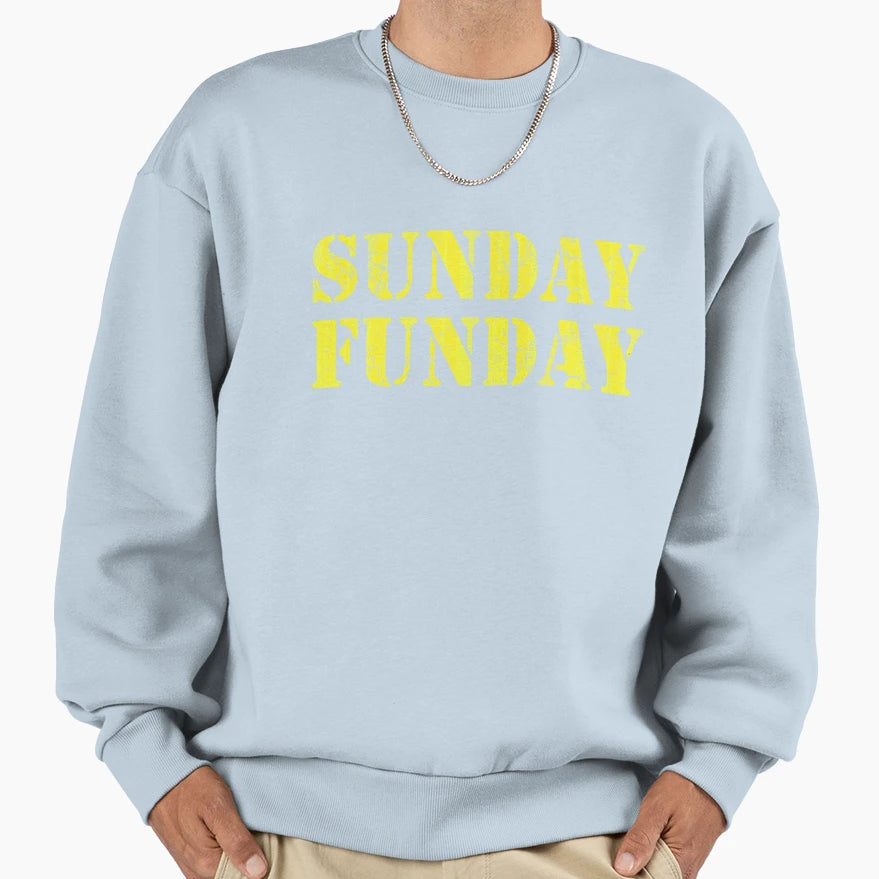Sunday Funday Football Sweatshirt - Custom Art Print for Adults - T-Shirt, Sweatshirt, Hoodie