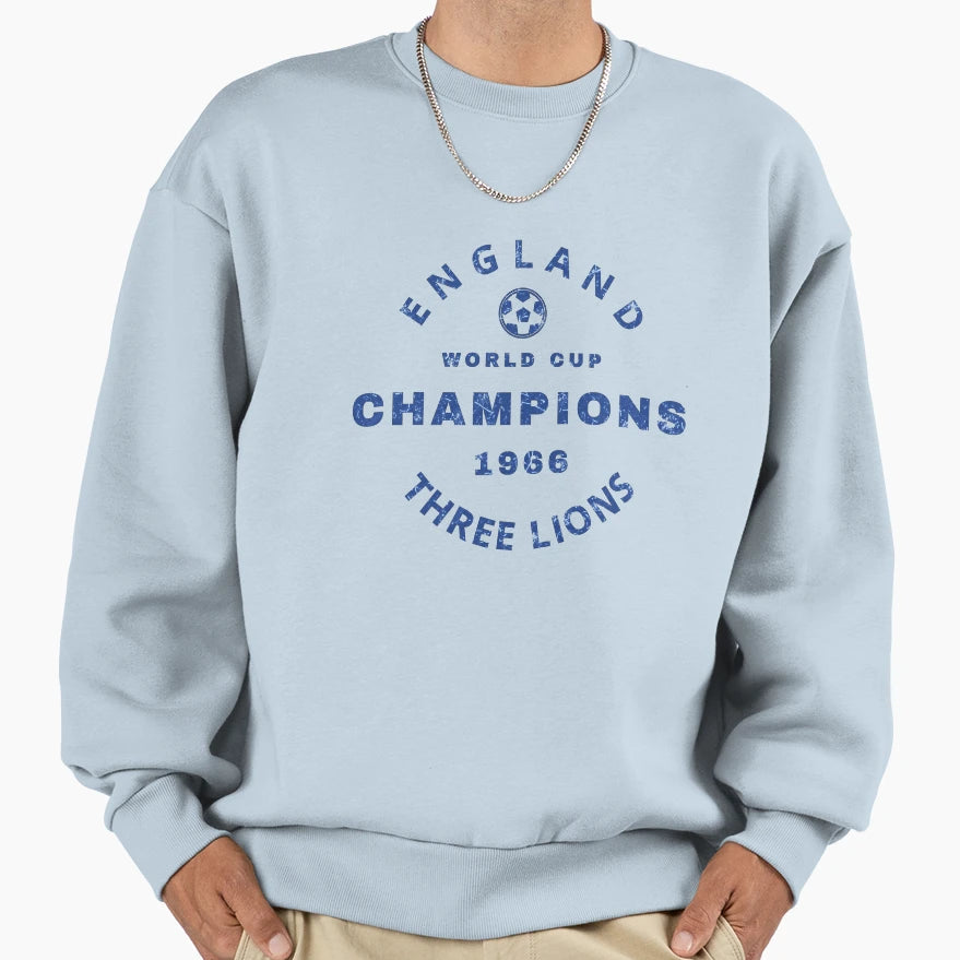 England World Cup Champions 1966 Sweatshirt - Unique Graphic for Adults - T-Shirt, Sweatshirt, Hoodie