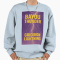 College Bayou Thunder Gridiron Sweatshirt - Fun Novelty Design Unisex - T-Shirt, Sweatshirt, Hoodie