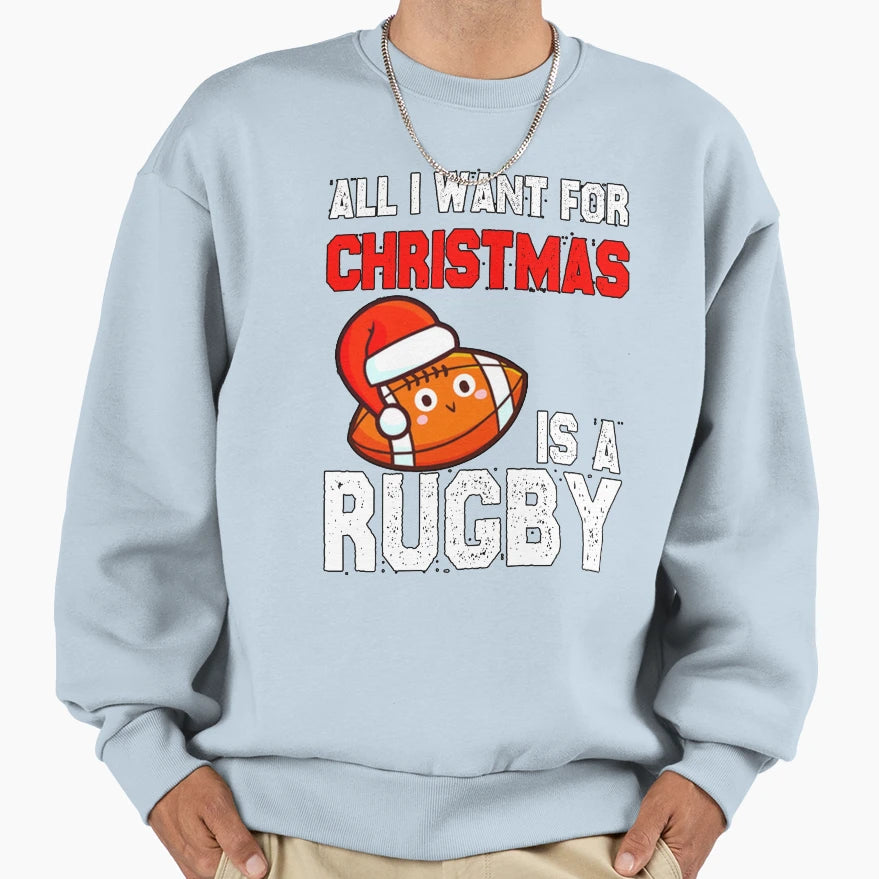 Funny Rugby Gift Sarcastic Sweatshirt - Streetwear Style for Adults - T-Shirt, Sweatshirt, Hoodie