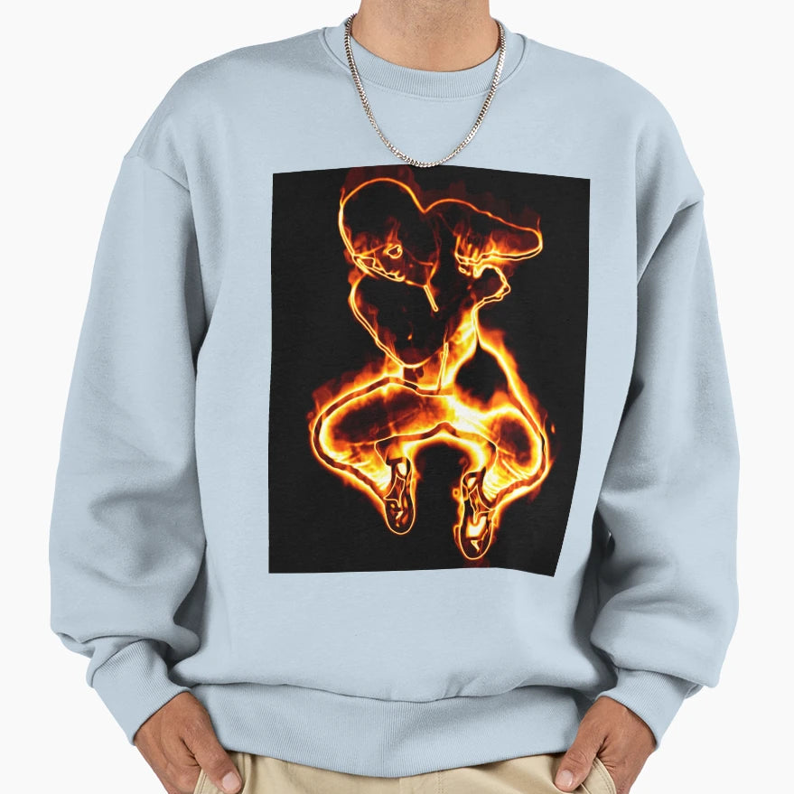 Burning Sweatshirt - Graphic Print Unisex - T-Shirt, Sweatshirt, Hoodie
