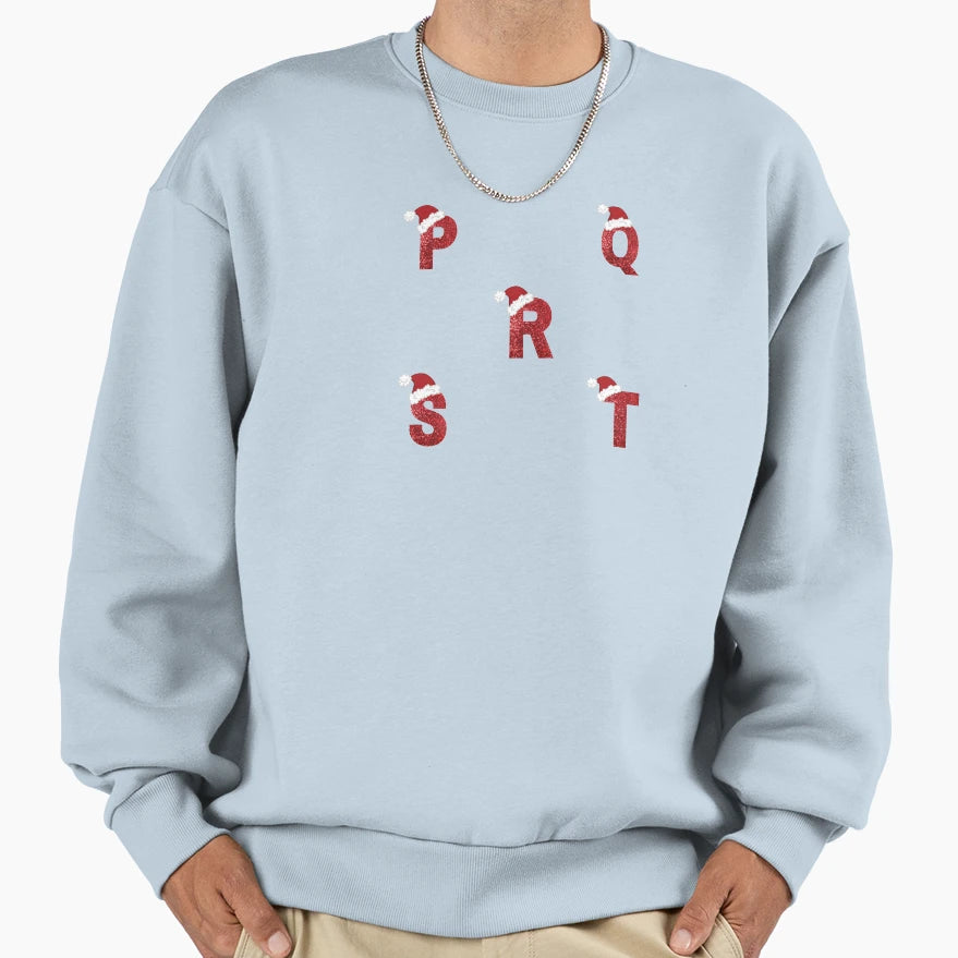Sparkly Letters P Q R S T Pack Sweatshirt - Aesthetic Graphic Men Women - T-Shirt, Sweatshirt, Hoodie