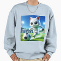 Soccer Cat Sweatshirt - Fun Novelty Design Men Women - T-Shirt, Sweatshirt, Hoodie